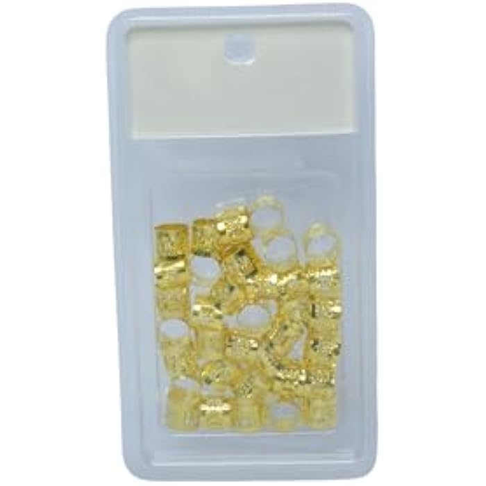 Women's Fashionable Hair Beads Set - Gold - Image 5